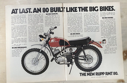 Pubblicità poster moto