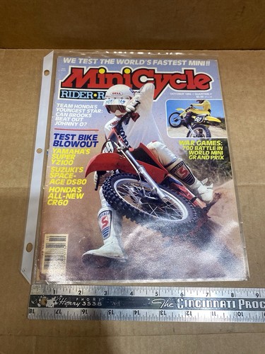 Mini cycle magazine vintage - magazine,